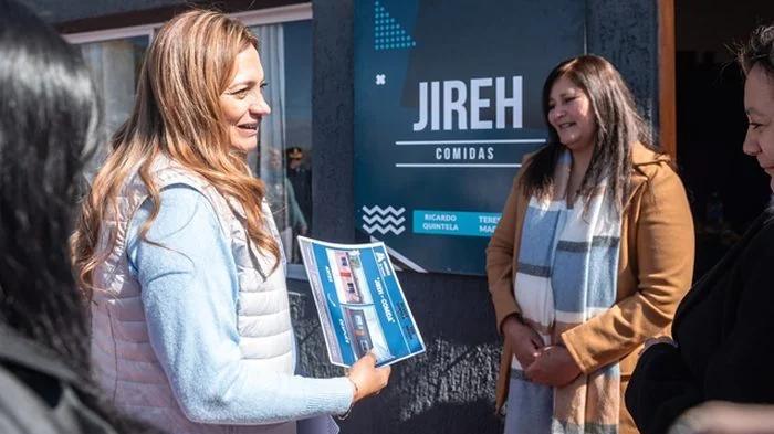 Tere Madera acompañó a comerciantes de Vinchina y destacó el valor del trabajo l