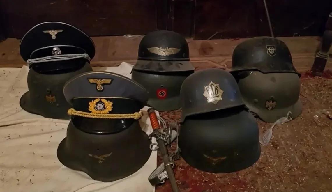 HALLAN ARMAMENTO Y SIMBOLOGÍA NAZI EN FLORES