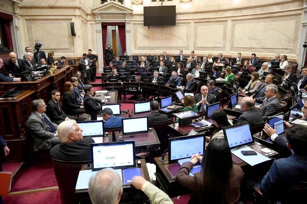 DEBATE EN EL SENADO SOBRE DESALOJO Y PROPIEDAD PRIVADA