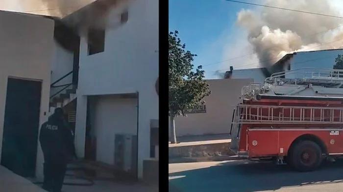 Incendio en un departamento, daños totales