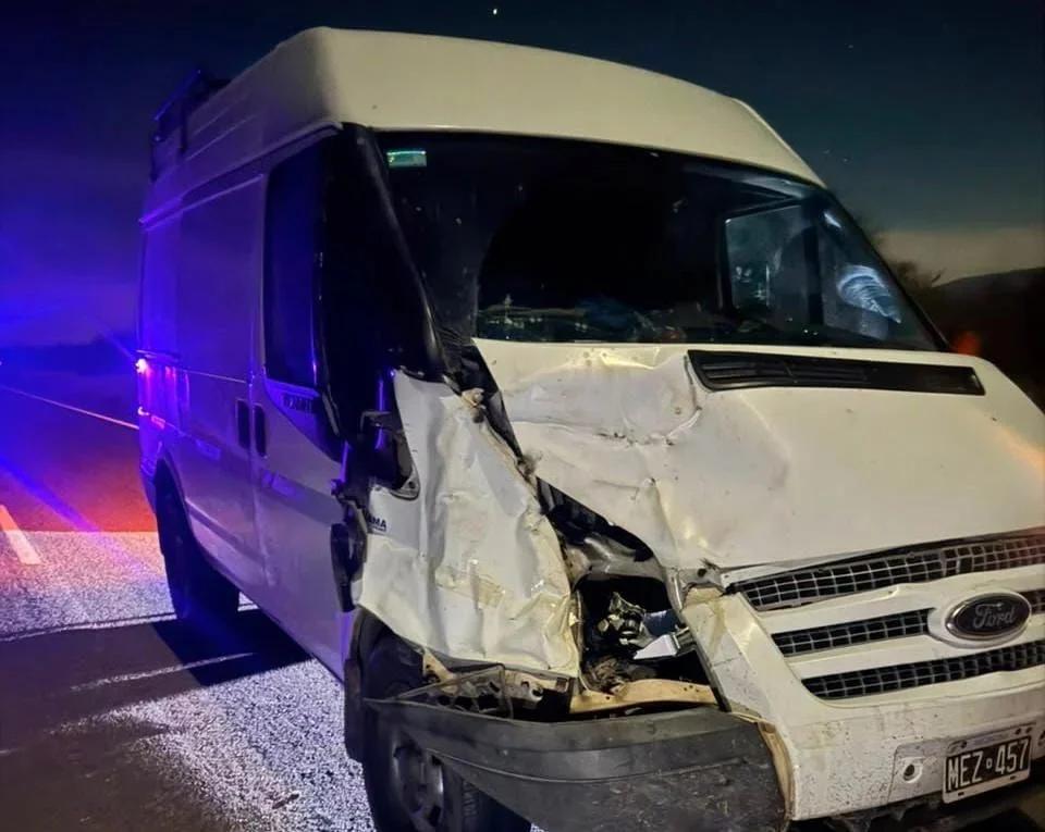 Cinco personas resultaron ilesas tras chocar con un caballo en la Ruta 76