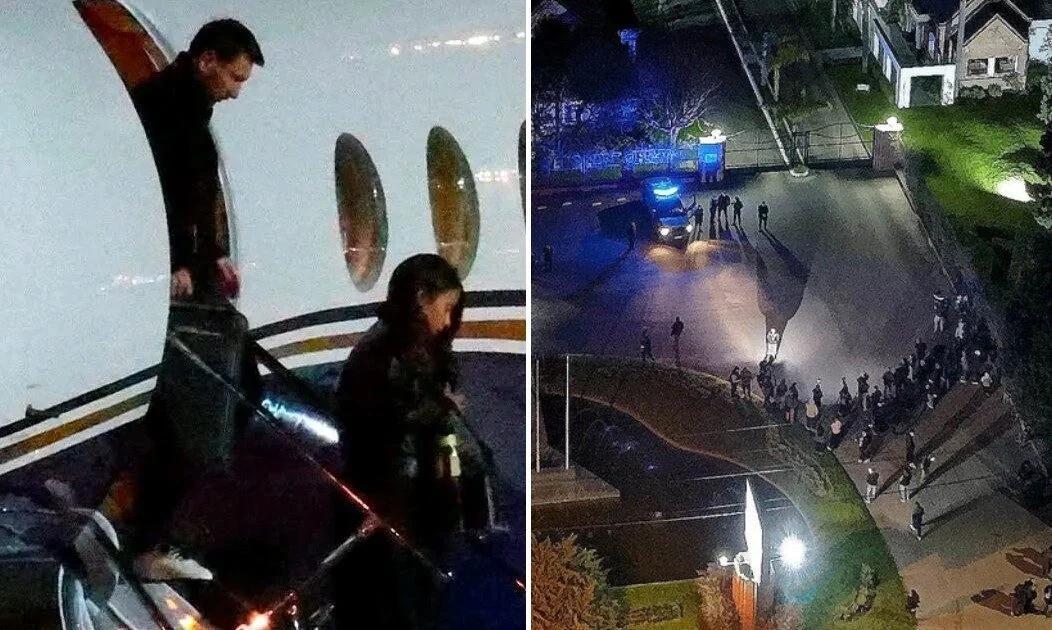 Dolor y lágrimas: así se desarrolla el íntimo velatorio de Jorge, el papá de Leo