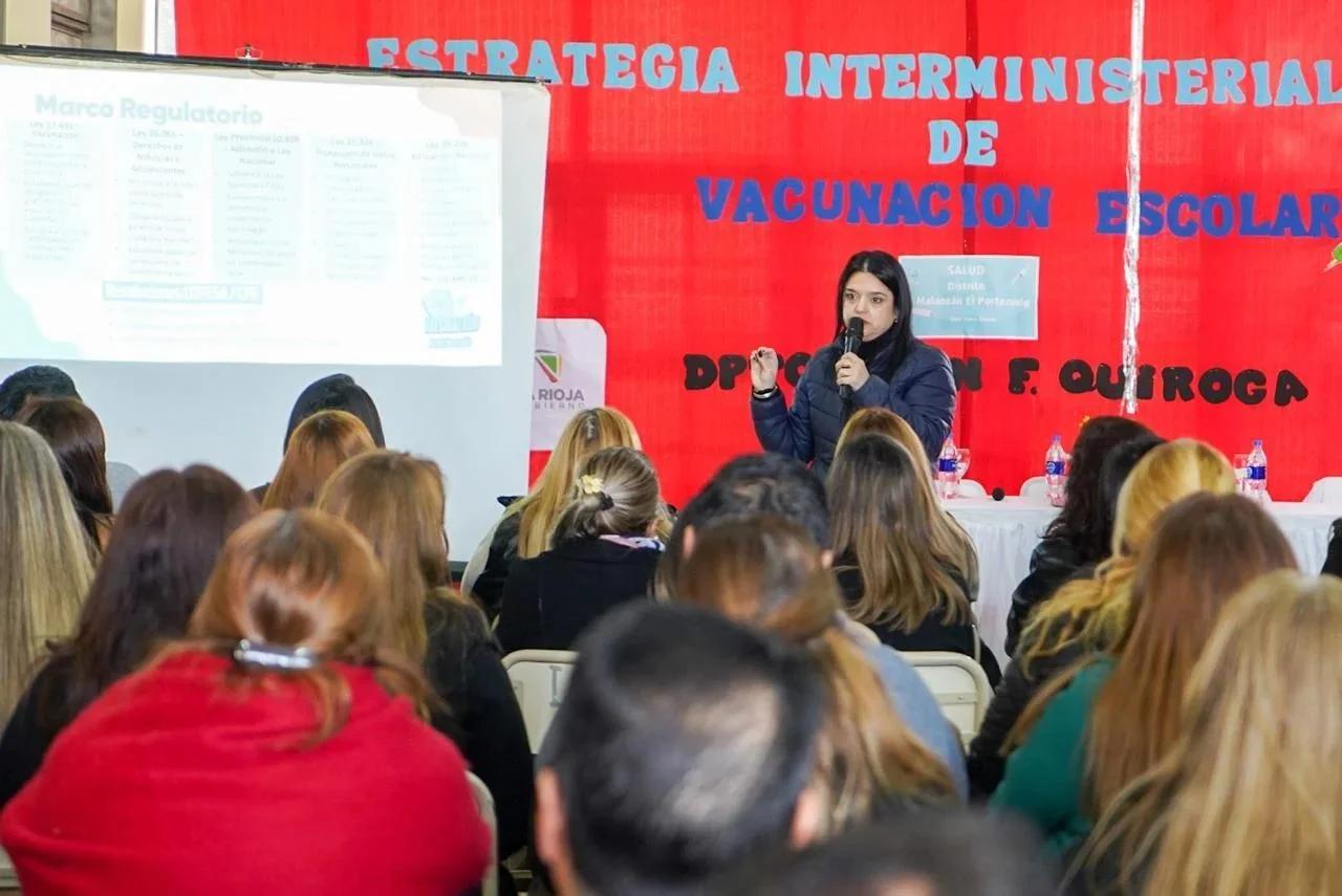Salud y Educación refuerzan la vacunación escolar en Malanzán