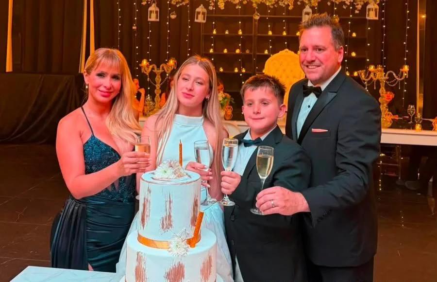 La soñada fiesta de 15 de Brisa, la hija de Fer Vives y Seba Cobelli con una sor