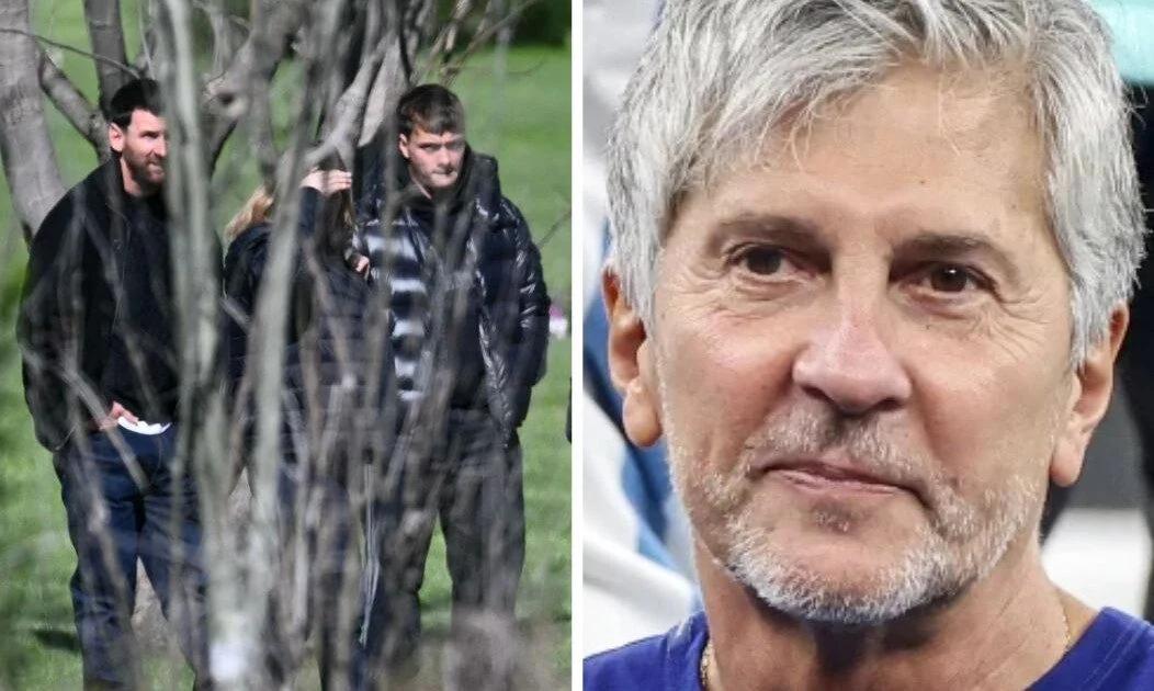 El dolor de Lionel Messi y su familia tras despedir a Jorge Messi: las imágenes