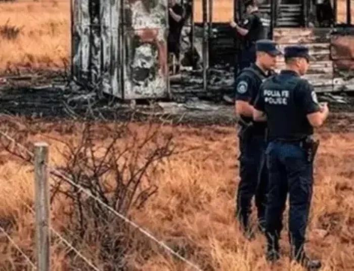 Hallaron dos cuerpos calcinados en una estancia del departamento San Cristóbal