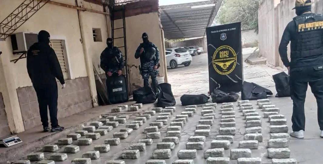 Secuestraron más de 150 kilos de droga en un hotel del centro