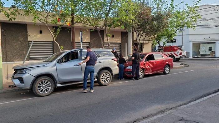 Siniestro vial en Santa Fe y Benjamin de la Vega