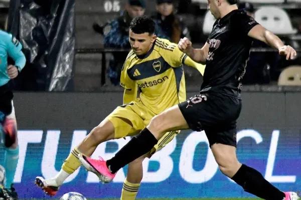 Boca rescató un punto agónico en Vicente López
