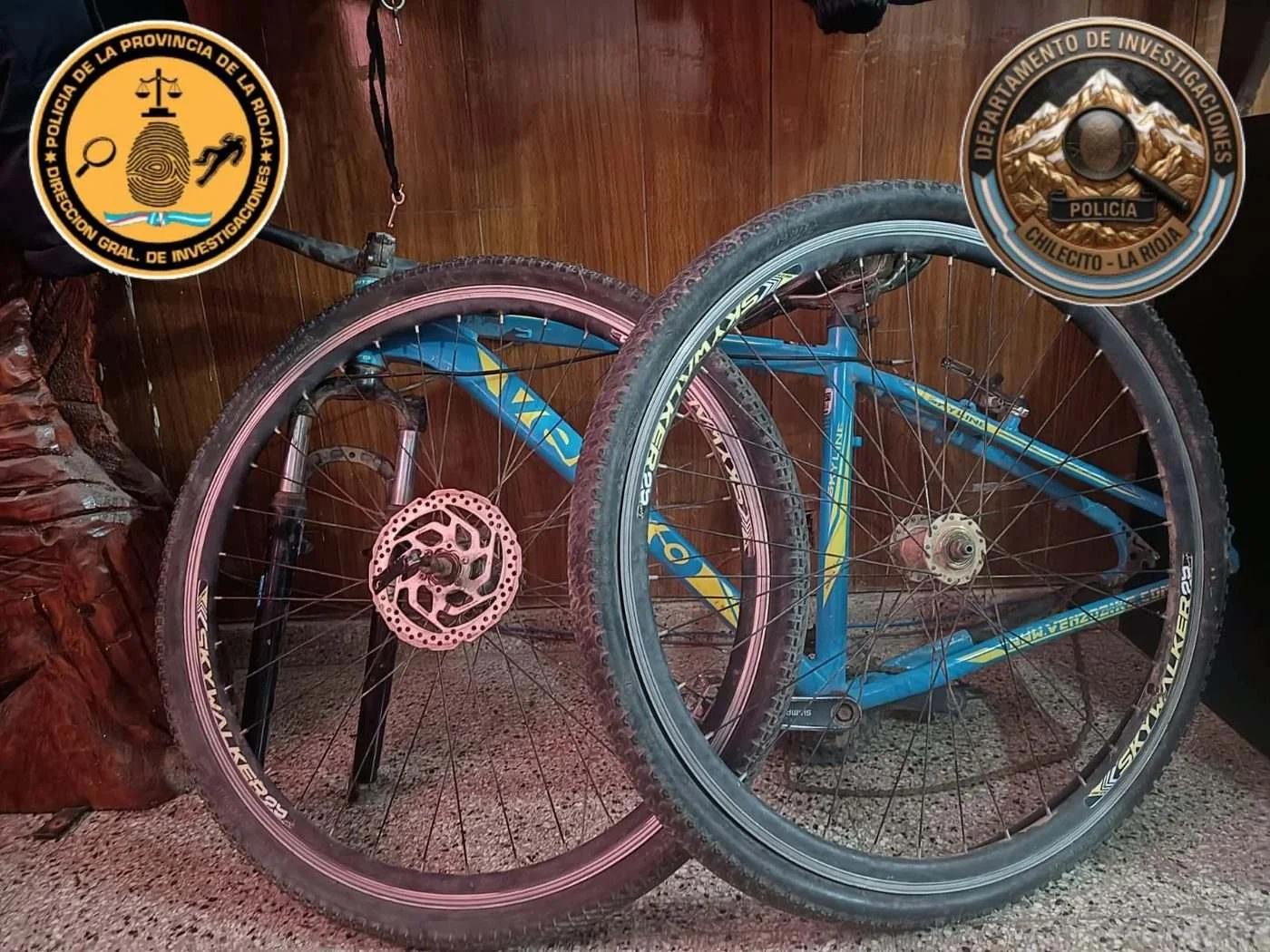 Policía recupera bicicleta abandonada en Chilecito