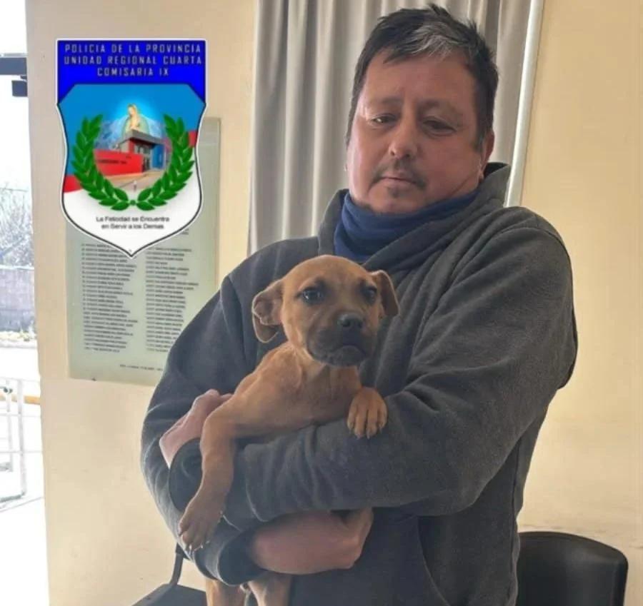 Recuperaron a una perrita tras dos semanas de búsqueda en la capital