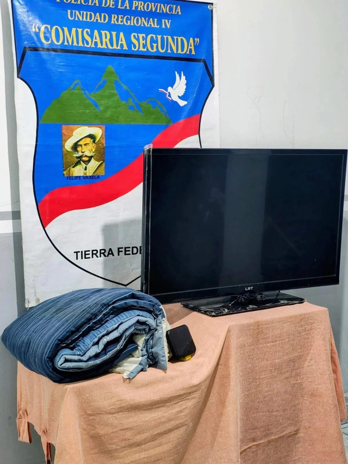 Recuperan elementos robados en el barrio Los Naranjos