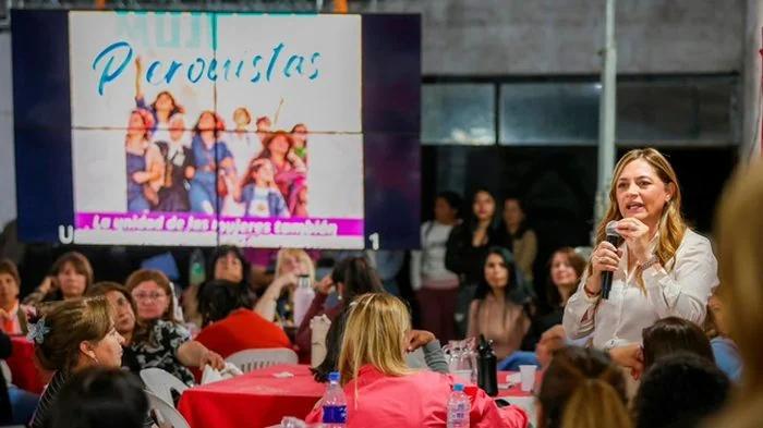 Teresita Madera en el Encuentro de Mujeres del Valle del Bermejo