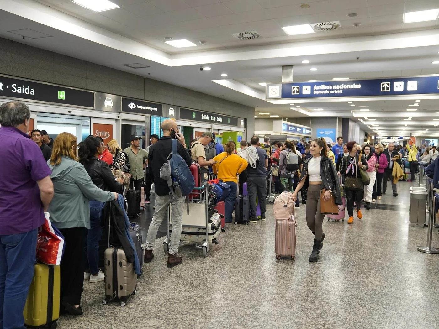 ATE levanto el paro en la ANAC y los vuelos operan con normalidad