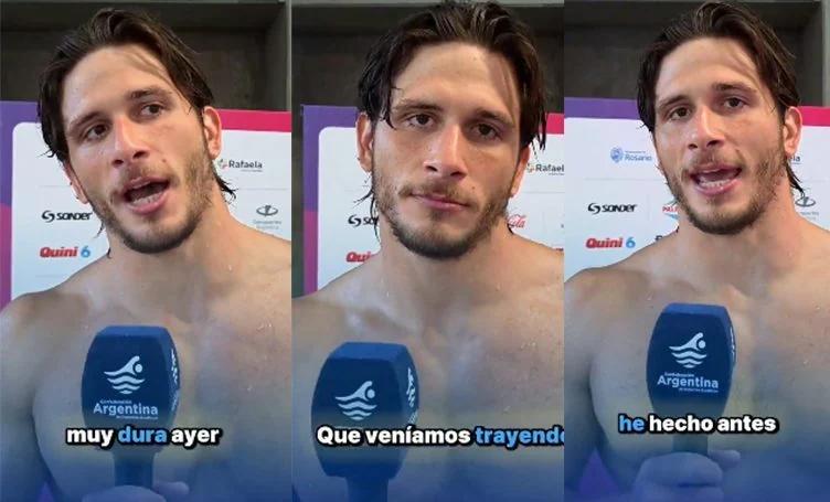 Nahuel Leona Bustos es el deportista mas fachero de los Suramericanos