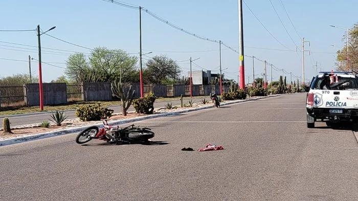 Dos heridos tras un choque de motos en el Parque de la Ciudad