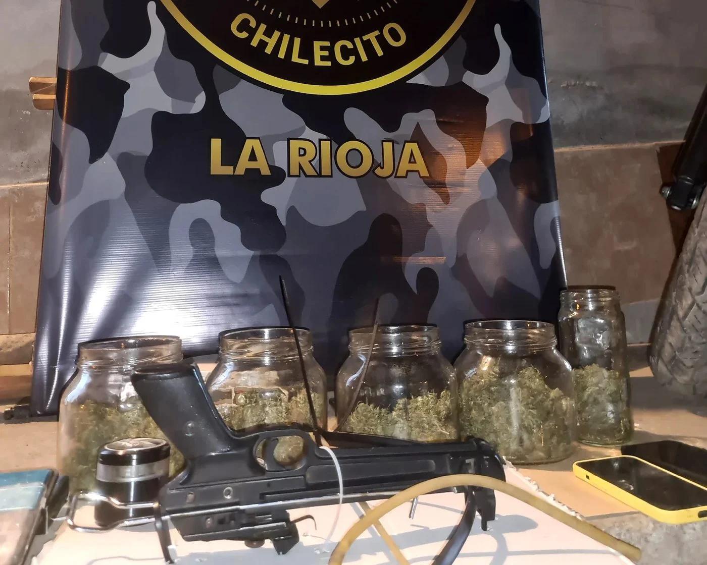 Desbarataron un punto de venta de drogas en Chilecito