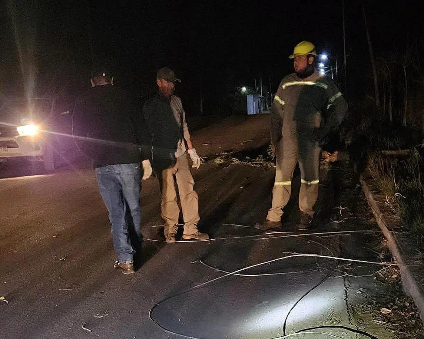 El Zonda azotó a Guandacol: operativos de emergencia tras los daños