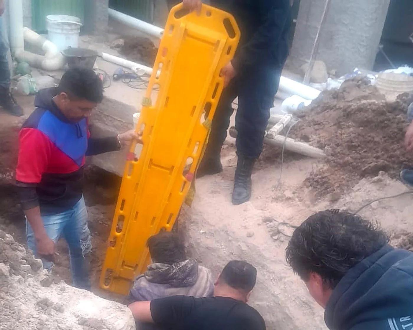 Rescataron a un plomero tras un derrumbe en Aimogasta