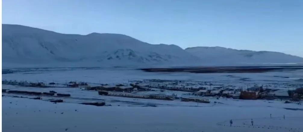 Tolar Grande amaneció bajo un manto blanco tras una intensa nevada