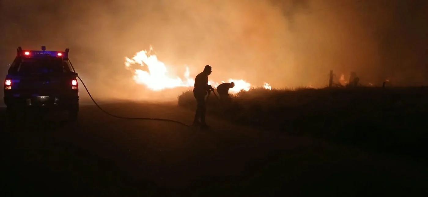 Incendio fuera de control en Trampa del Tigre