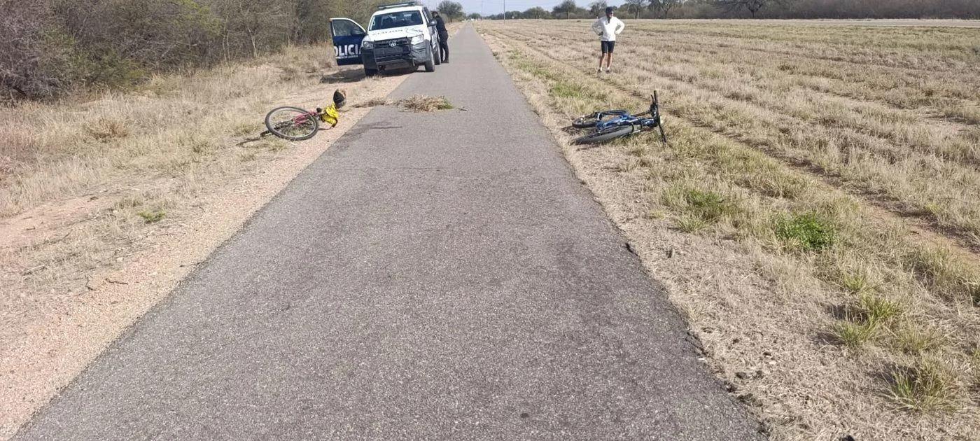 Siniestro vial en la Cuesta de Santa Florentina