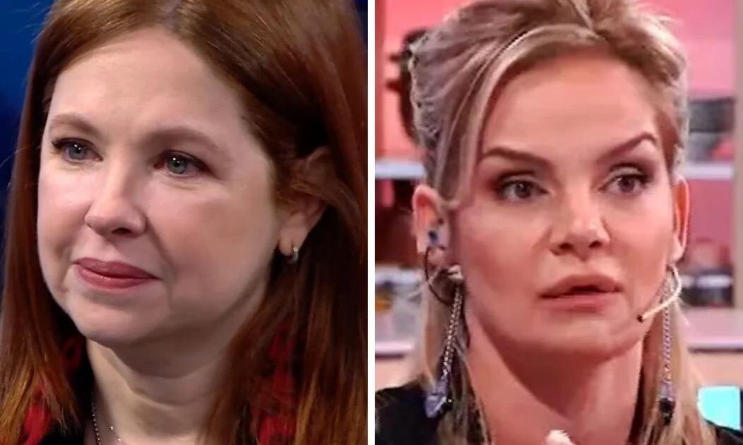 Cruce picante entre Eliana Guercio y Andrea del Boca en vivo