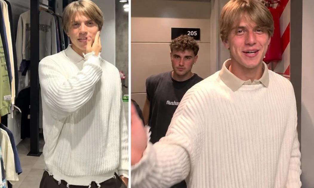 Valentino Lopez y su compra viral en un showroom