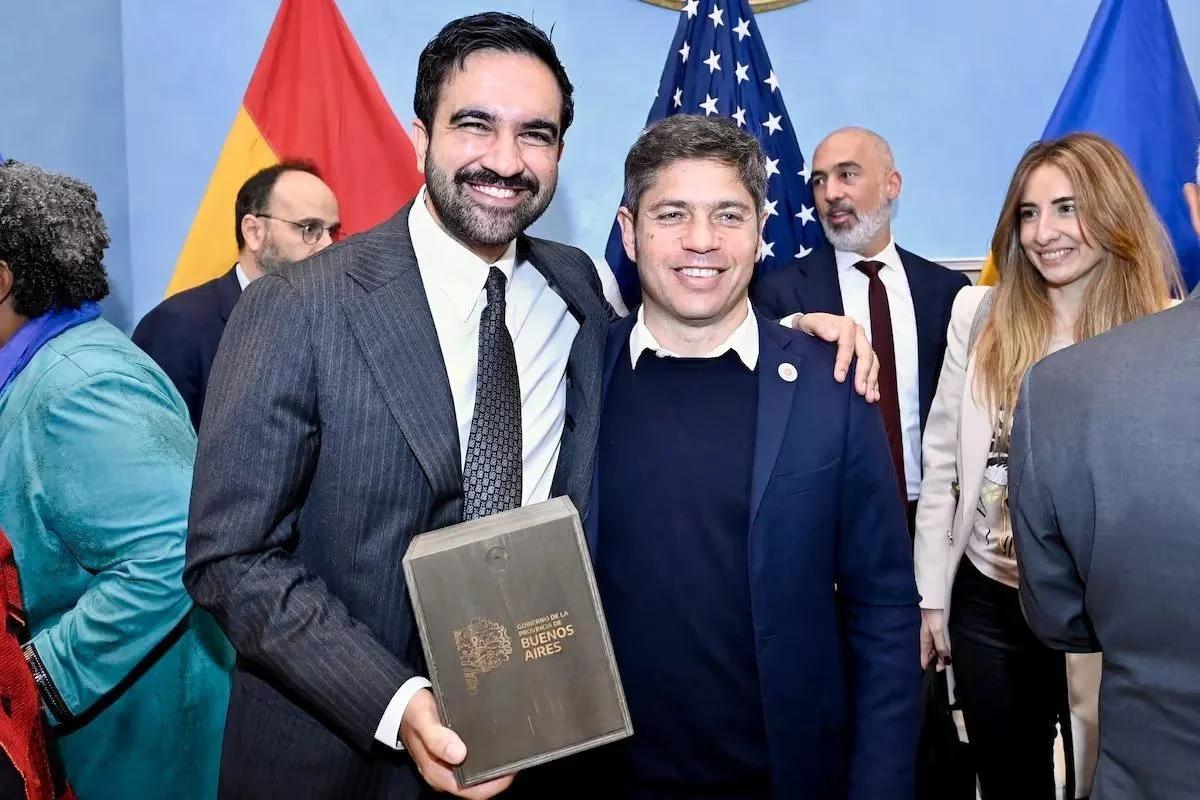 Kicillof se reunió con líderes internacionales en Nueva York