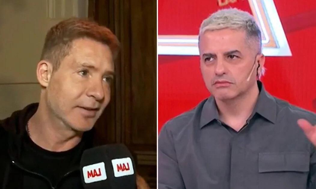 El picante cruce entre Adrián Suar y Ángel de Brito