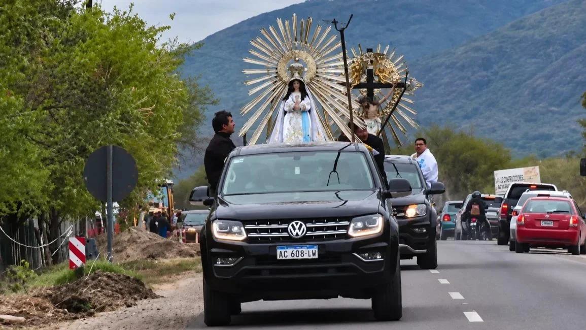 El recorrido de los Santos Patronos por la zona norte