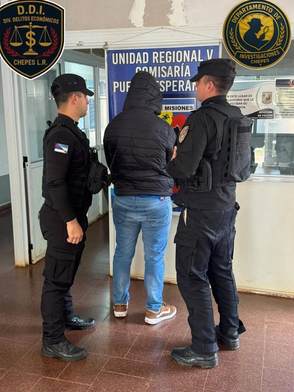 Detuvieron en Misiones a un hombre acusado de estafar a un vecino de Chepes