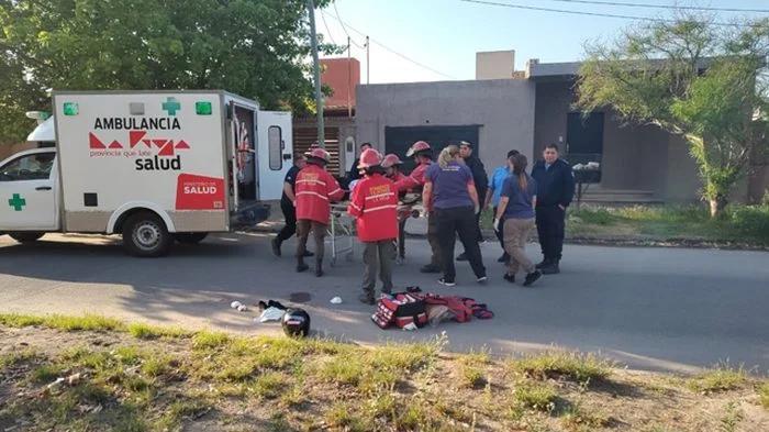 Grave accidente en Avenida Santa Rosa
