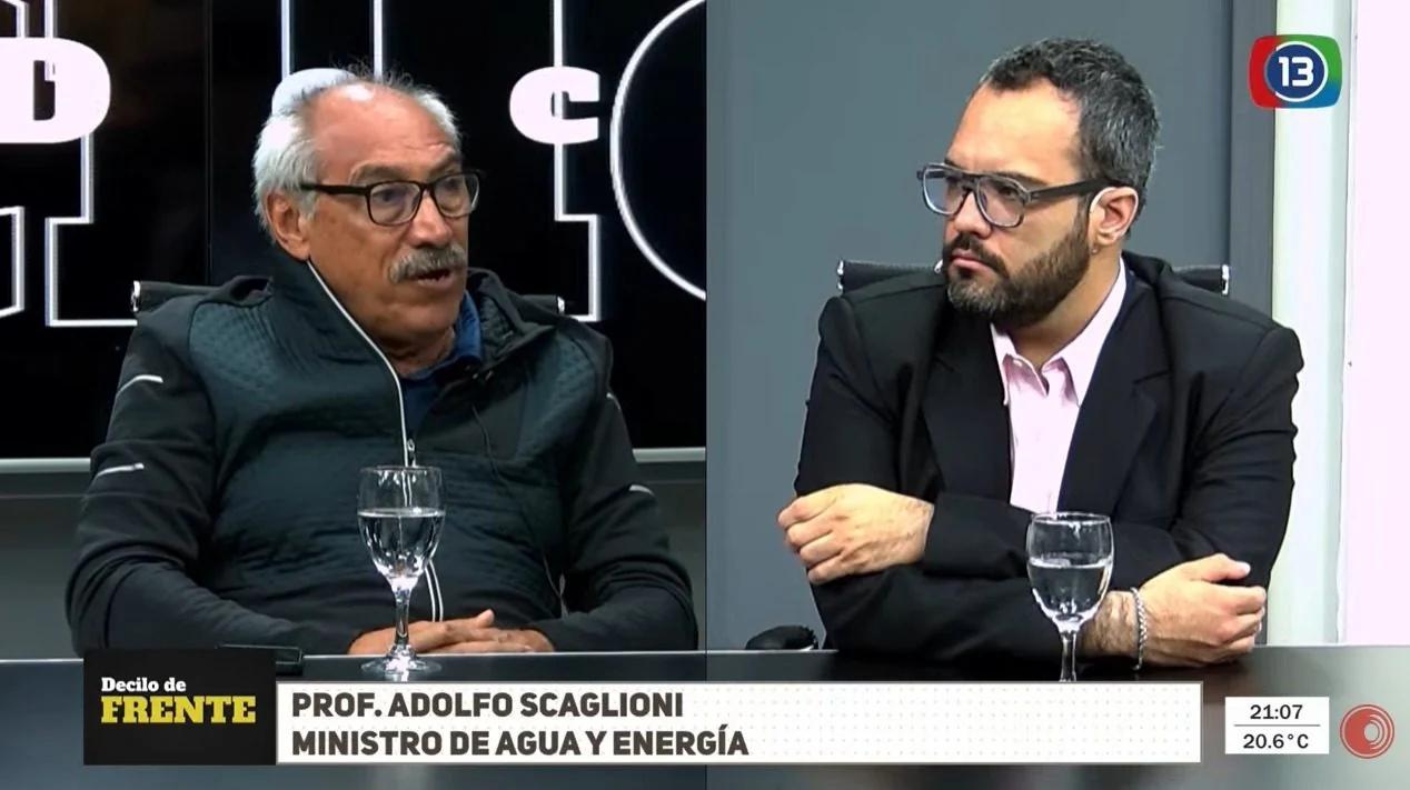 Scaglioni analizó la situación de las obras públicas y el futuro político