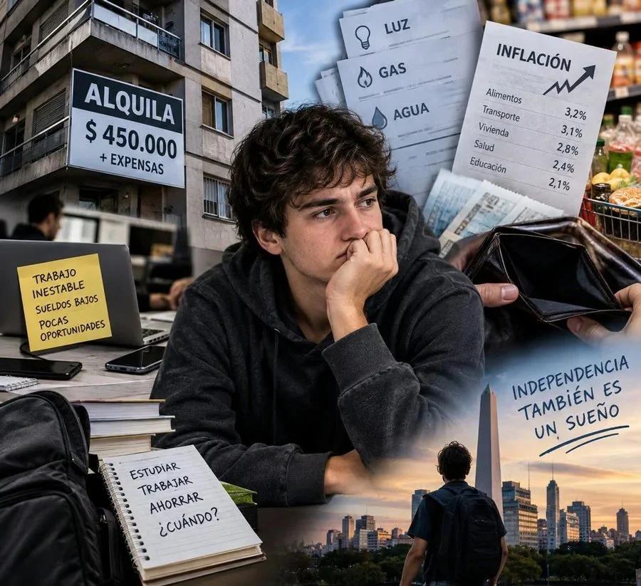 Crisis habitacional: casi el 40% de los jóvenes no logra independizarse