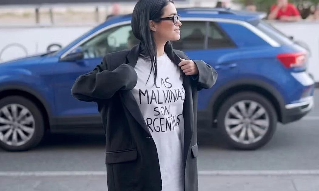 Lali Esposito reivindico las Malvinas en el Festival de San Sebastian
