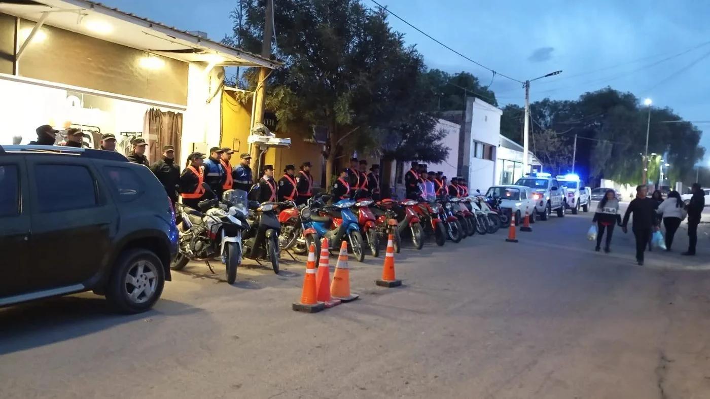 Operativo de seguridad en Chepes: 18 rodados retenidos