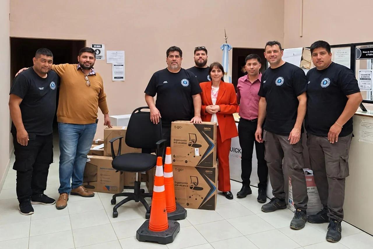 El TSJ entregó nuevo equipamiento para sedes judiciales en Aimogasta y Villa Maz