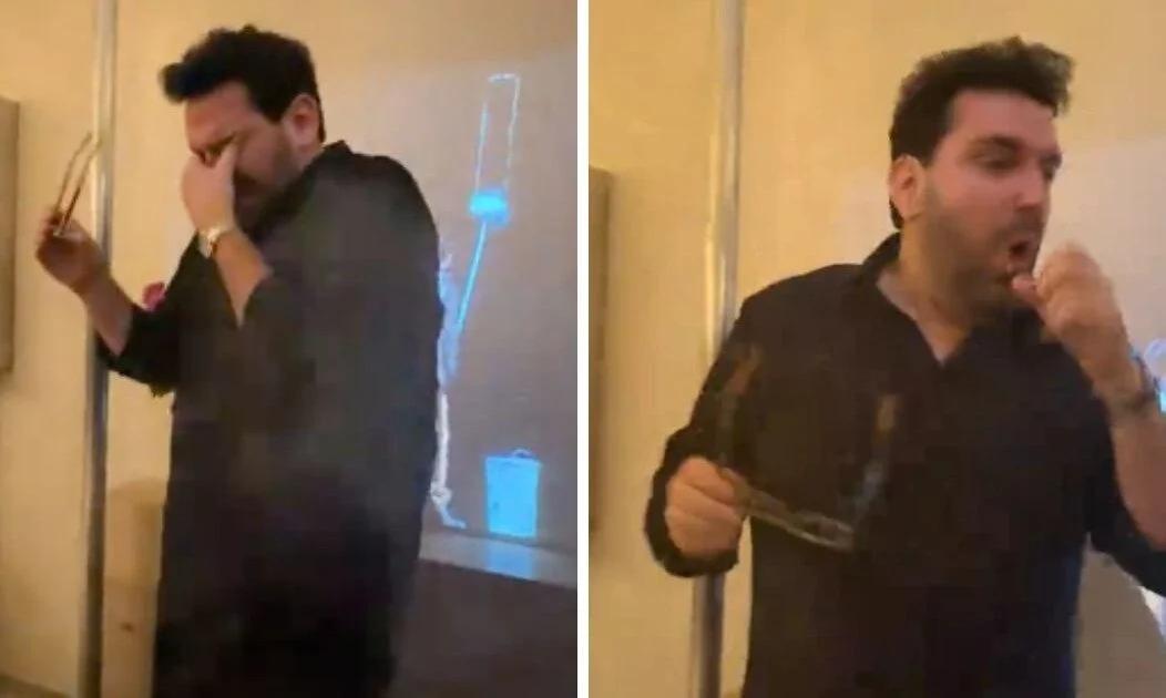 El peligroso momento de Damián Betular en su cumpleaños