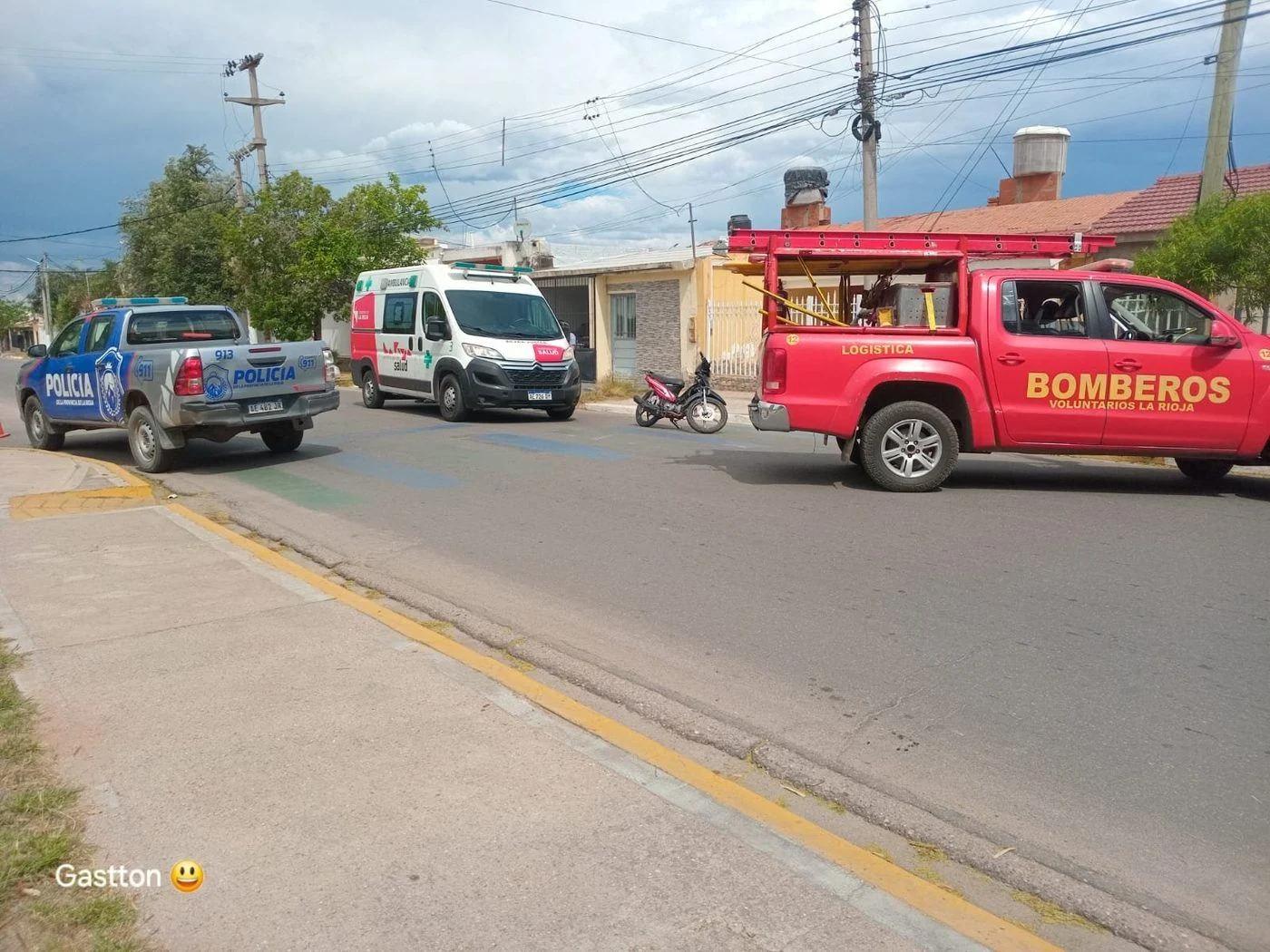 Dos jóvenes resultaron heridas tras caer de una motocicleta en la zona sur