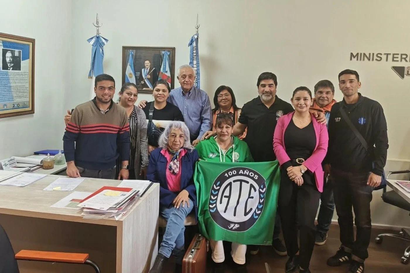 ATE y Salud acuerdan mesa de trabajo por estabilidad laboral en Chilecito