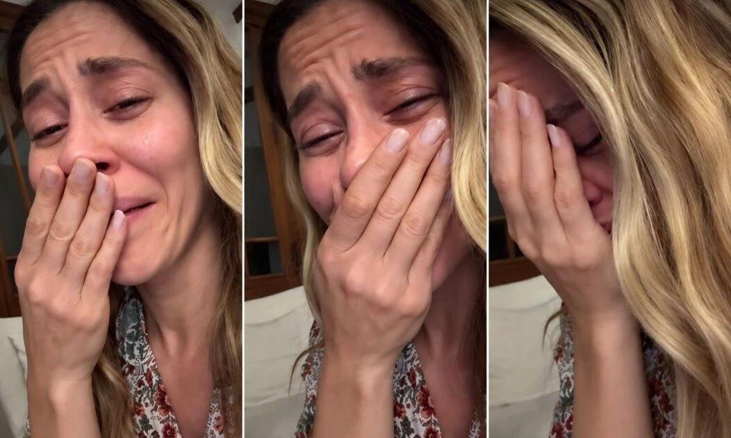 Jimena Baron y la dulce espera de los cachorros de Lucy