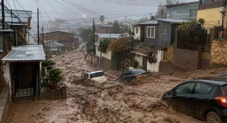 Aluvión en Santiago de Chile: seis muertos y zona de catástrofe