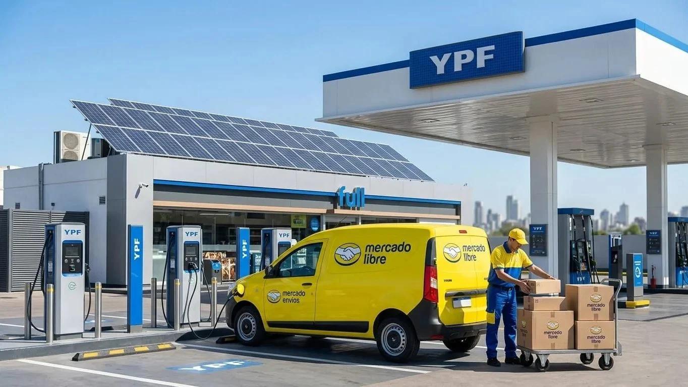 YPF y Mercado Libre se unen para retirar compras en estaciones de servicio