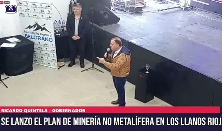 Escándalo en Olta: Quintela echó a vecinos que cuestionaban la minería