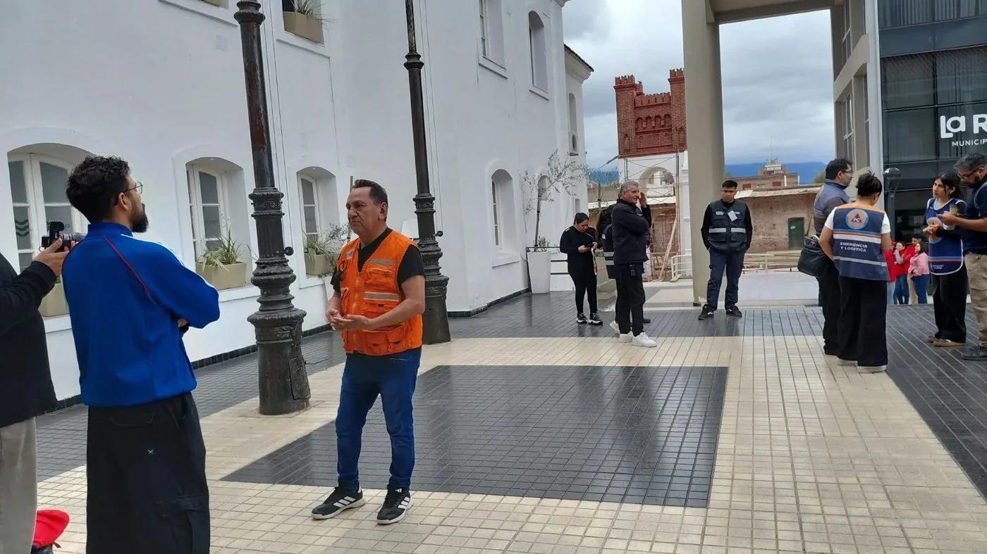 Simulacro de evacuación en el Municipio de la Capital