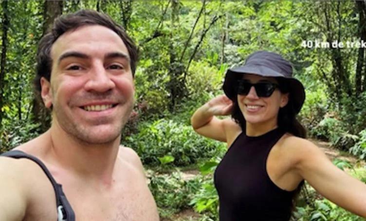 La aventura extrema de Sofia Terrile y Santiago Bulat en su luna de miel