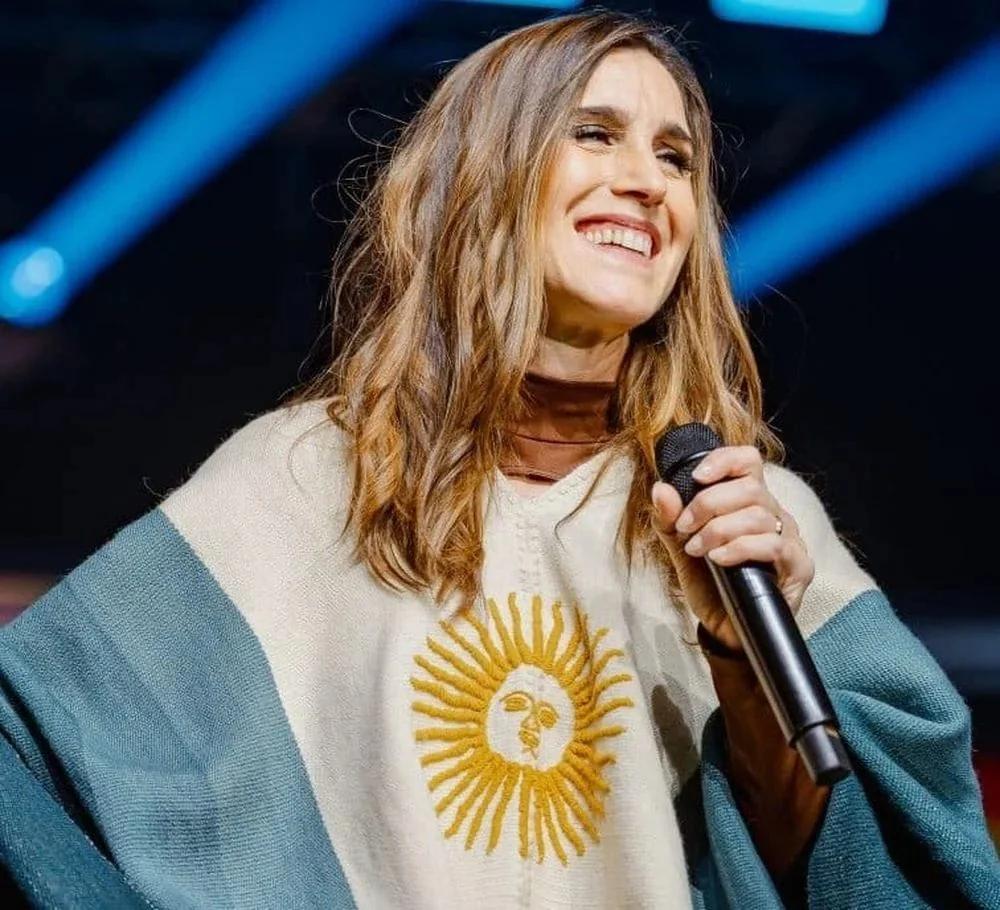 El poncho de La Sole que conquistó a Messi