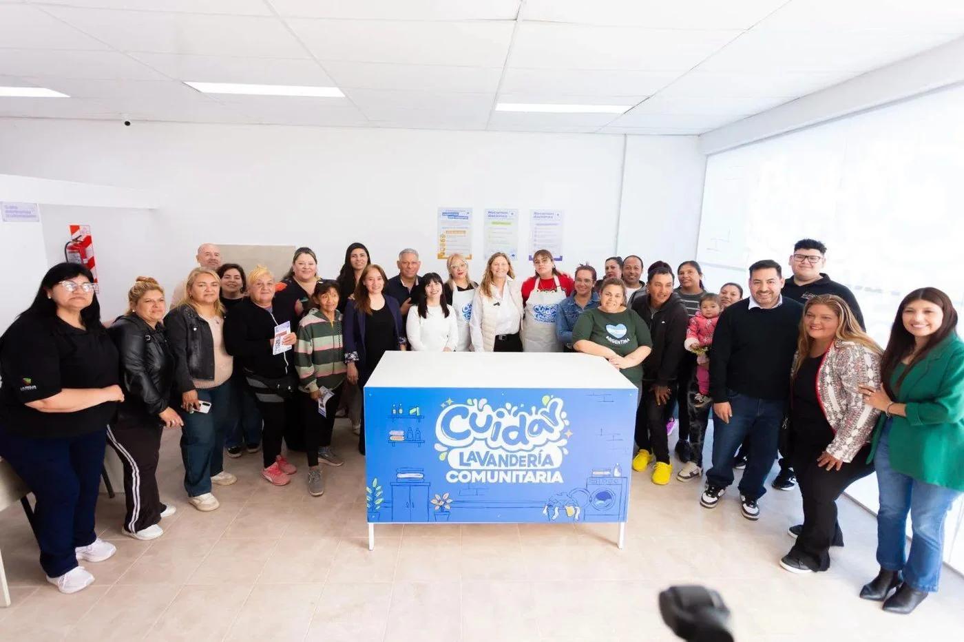Inauguraron una lavandería comunitaria en el barrio Francisco II