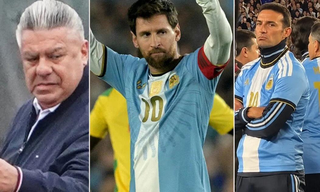 La reacción de Scaloni ante la publicidad en el homenaje a Messi